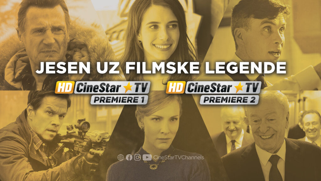 CINESTAR TV PREMIERE KANALI NAJAVLJUJU BOGATU JESENJU FILMSKU ŠEMU