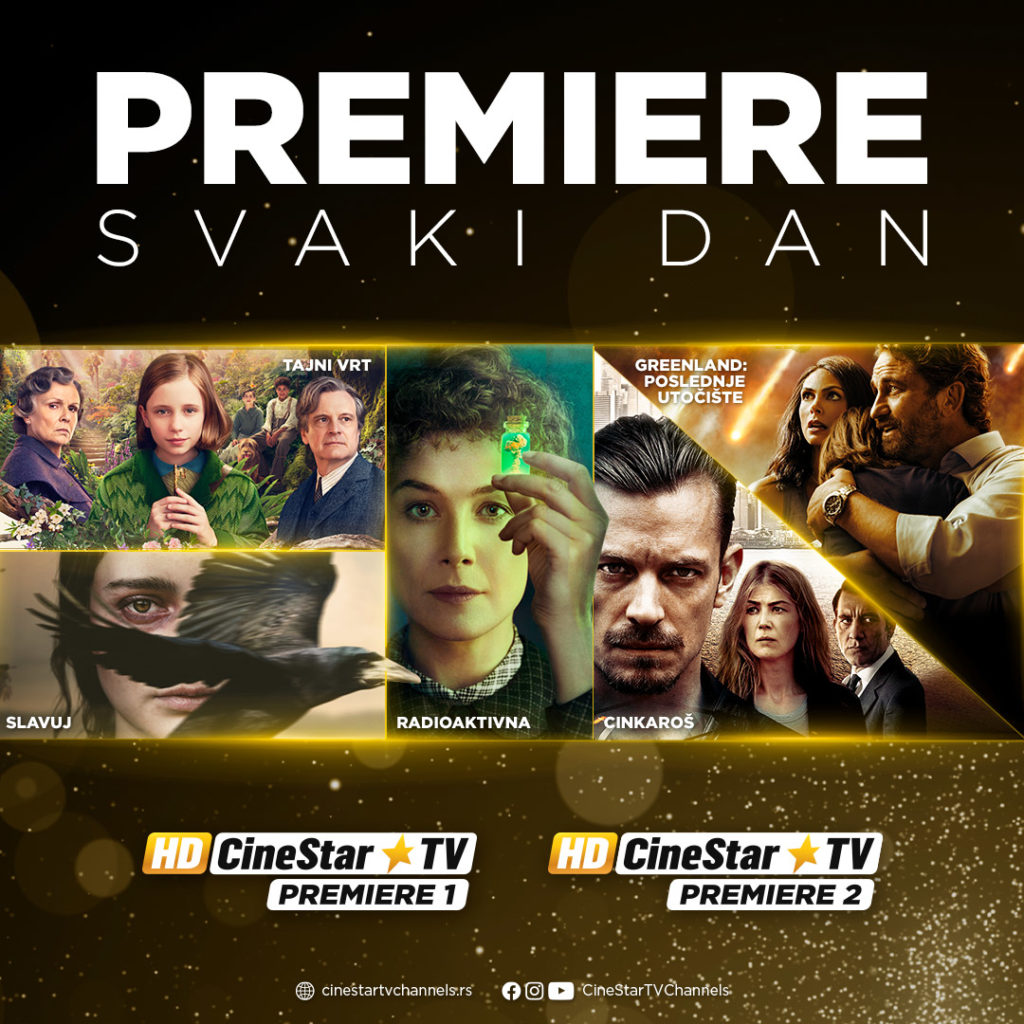 JOŠ VIŠE NOVIH FILMOVA KOJE JEDVA ČEKAMO DA POGLEDAMO NA KANALIMA CINSTAR TV PREMIERE