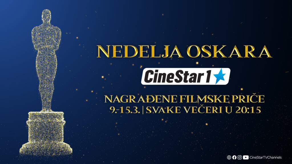 NAGRAĐENE FILMSKE PRIČE U NEDELJI OSKARA NA CINESTAR 1